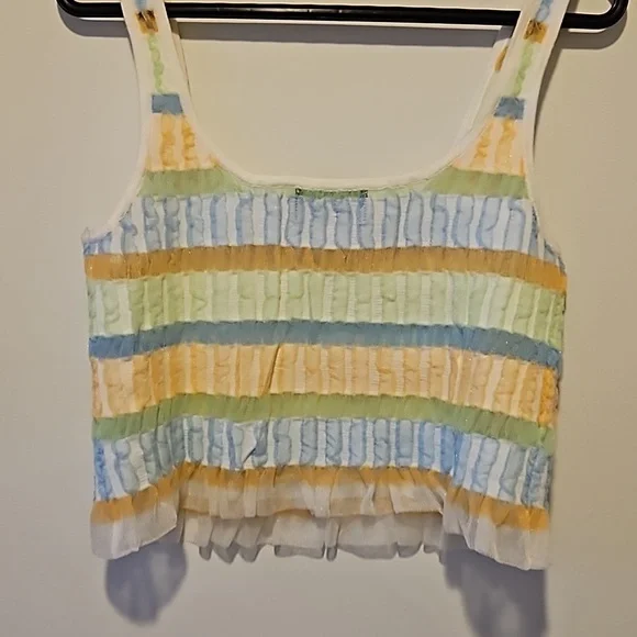 Cider Sheer Cropped Tank - Picture 5 of 6